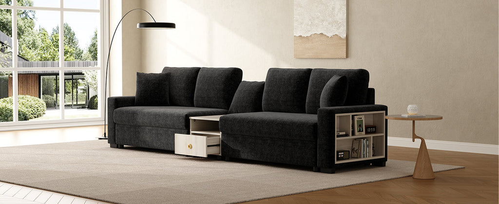 Modern Sofa Couch 127.9" Modular Sofa