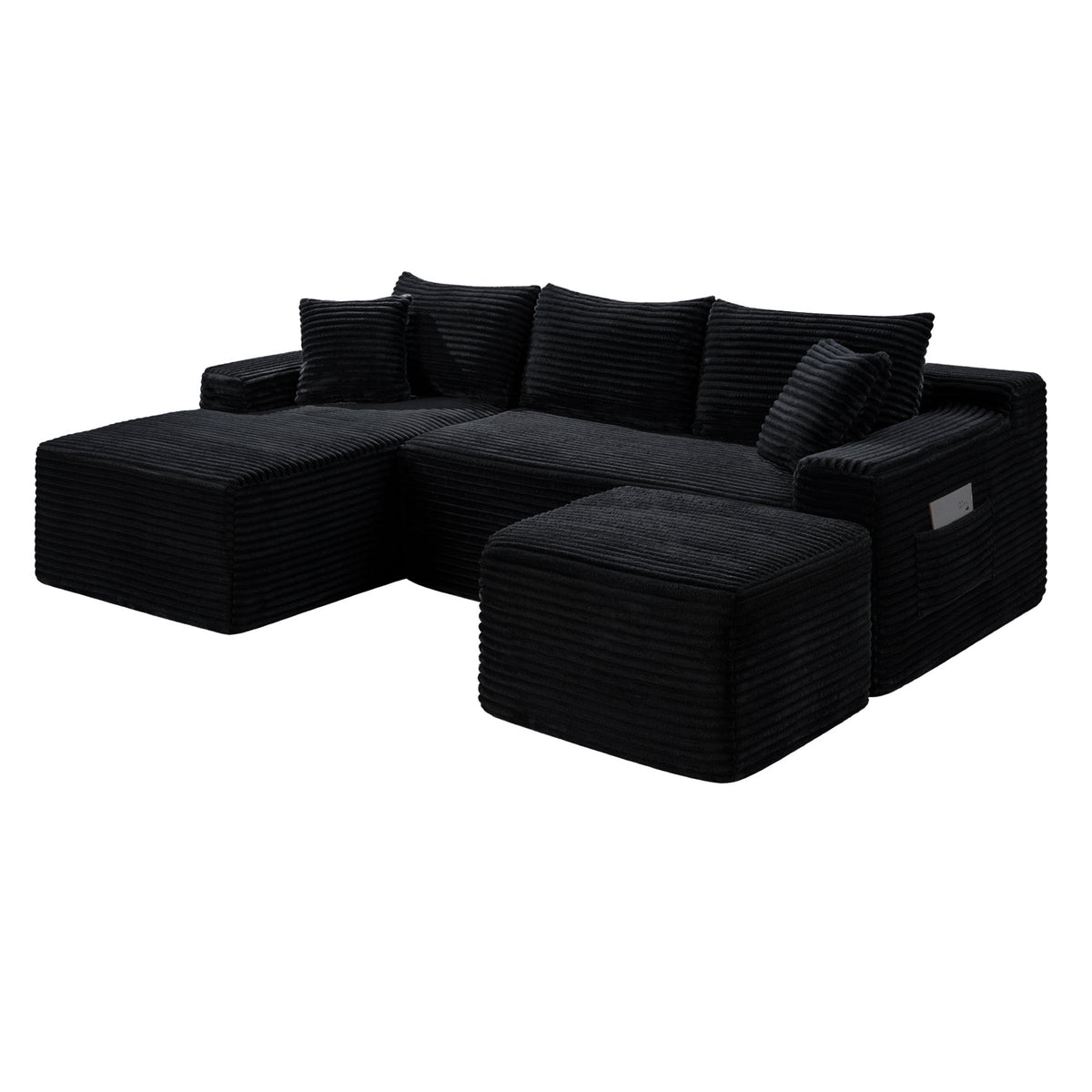 106.3" U-Shaped Cloud Sectional Sofa