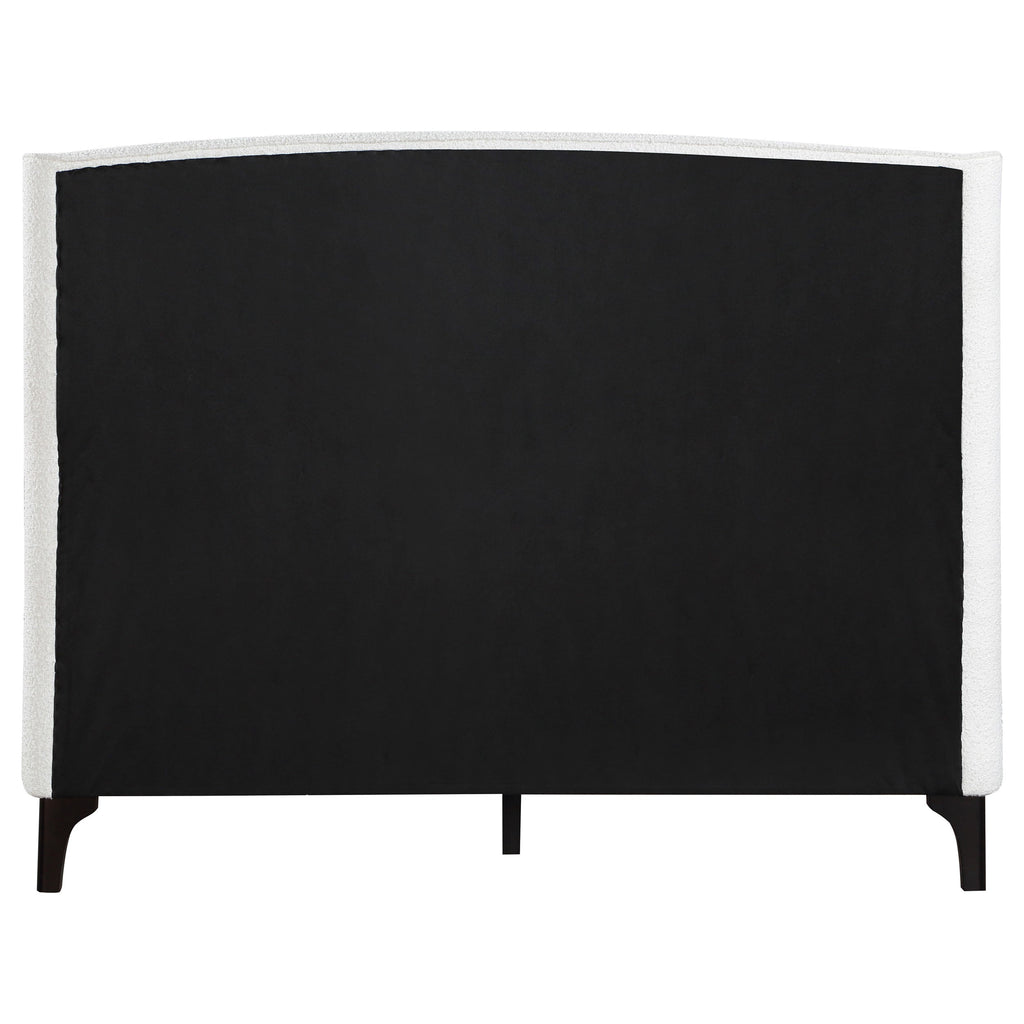 Theodore Snow Upholstered Queen Wingback Bed