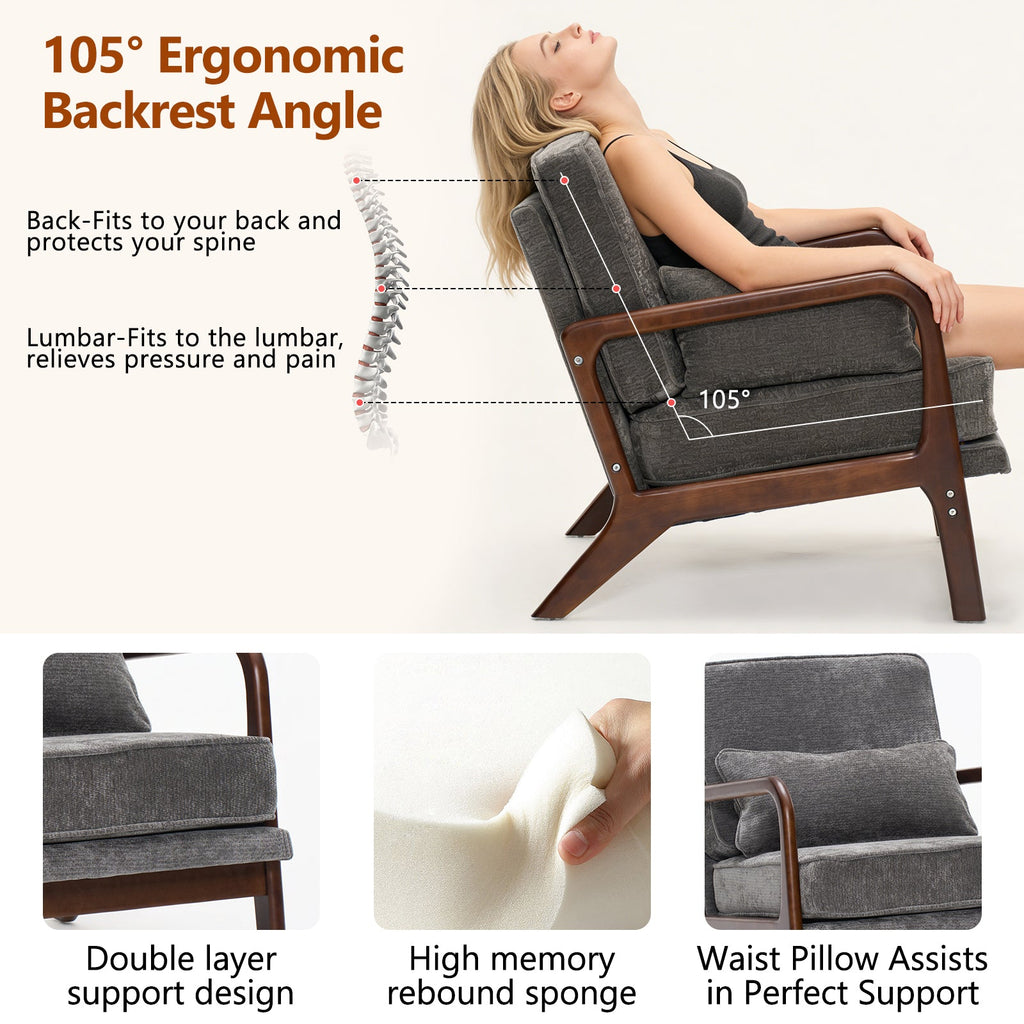 Mid-Century Modern Lounge Chair