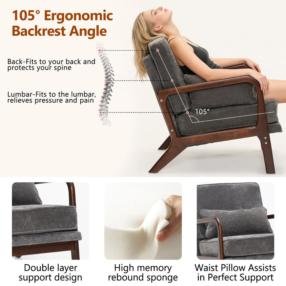 Mid-Century Modern Lounge Chair