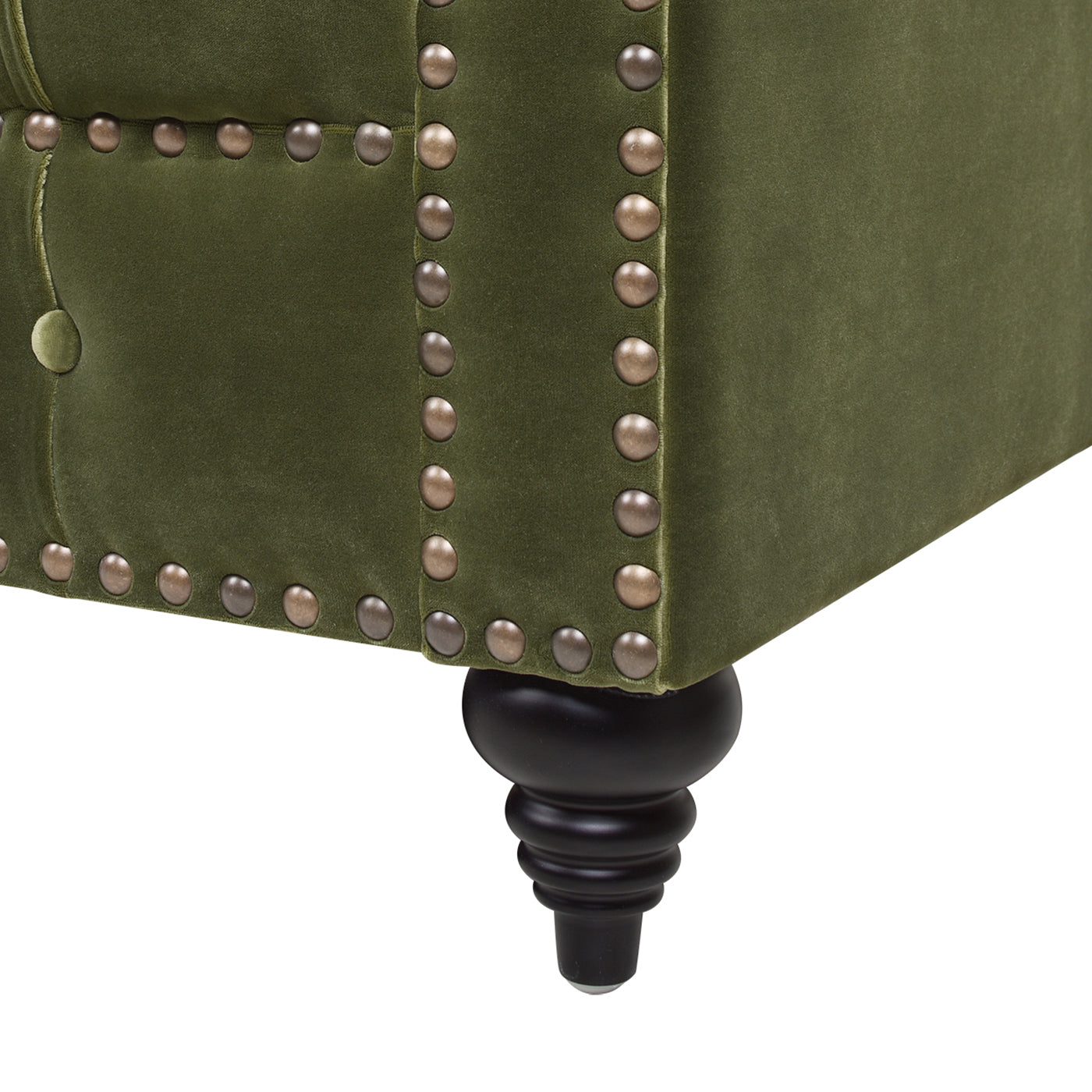 Alto 88" Tufted Chesterfield Sofa, Olive