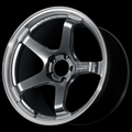 Advan GT Beyond 18X9.0 / +25 Offset / 5x114.3 BC / +25mm Bore / Machining and Hyper Platinum Black YAQB8I25EMPB