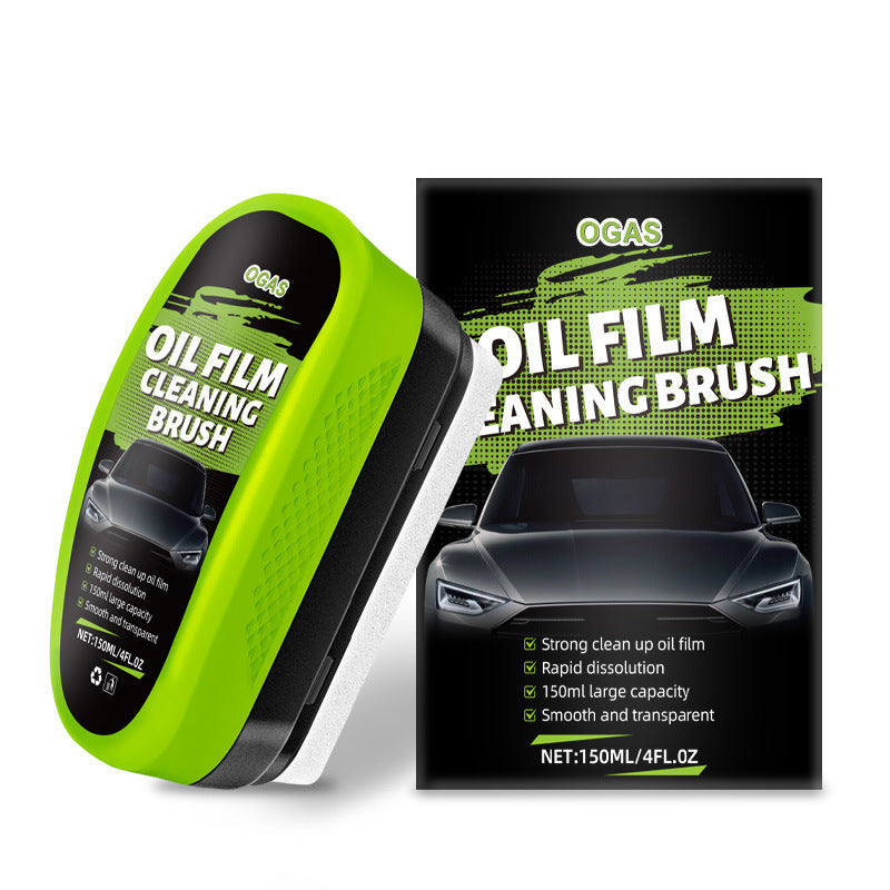 Windshield And Side Window Oil Film Remover Brushpowerful Degreasing And Stain Removing Formula