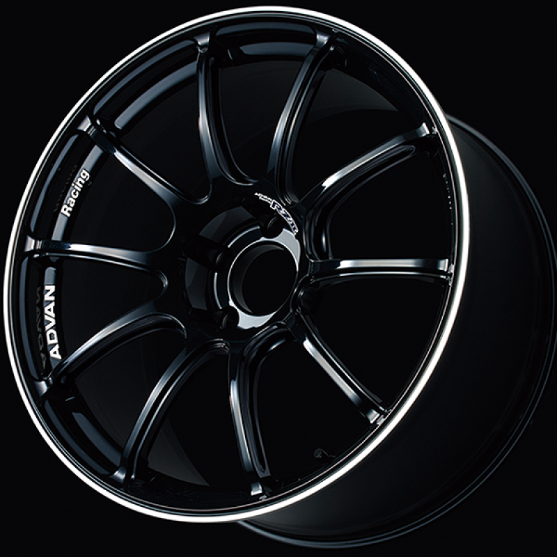 Advan RZII 16x7.0 / +41 Offset / 4x100 / 63mm Bore / Racing Gloss Black and Ring YAZ6E41AB