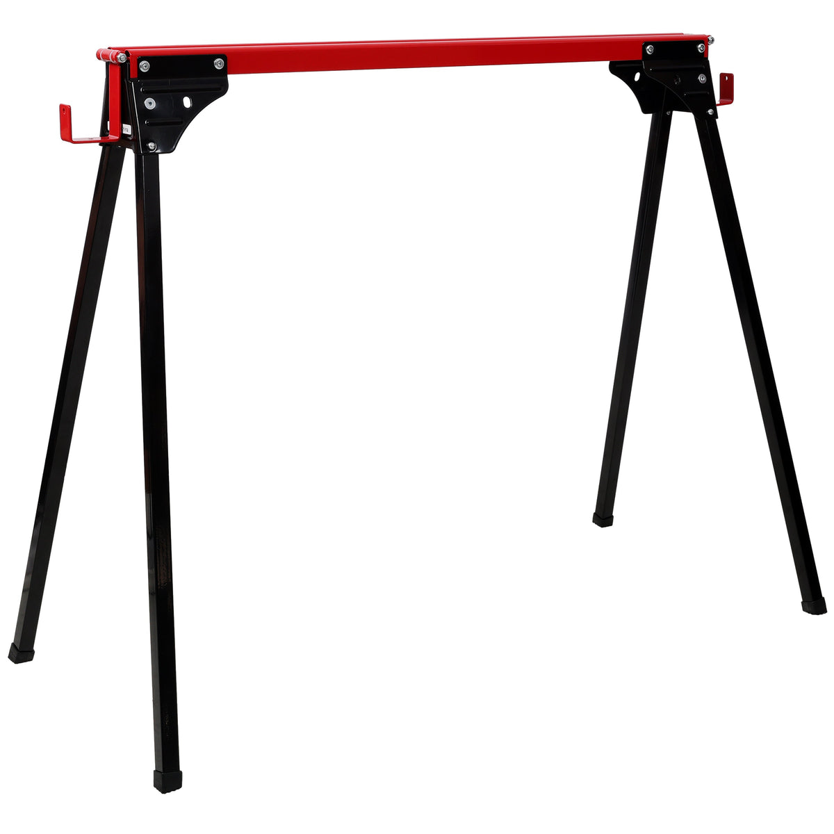 Folding Portable Work Horses - Heavy Duty Steel Saw Horses (2 Pack)