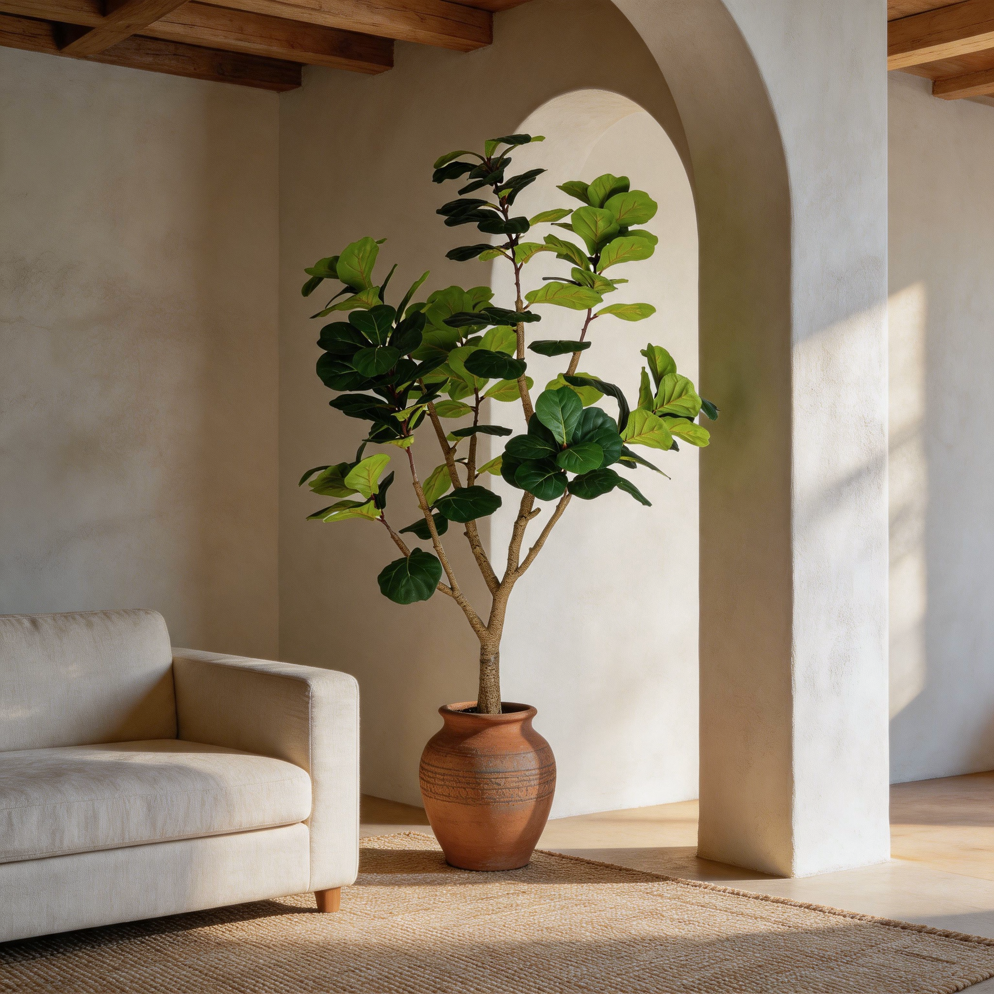 7FT Artificial Fiddle Leaf Fig Tree