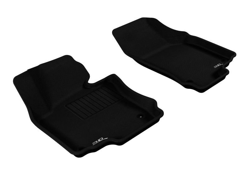 3D MAXpider 2005-2010 Volkswagen Jetta/Golf Kagu 1st Row Floormat - Black L1VW00811509