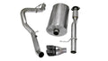 Corsa 07-08 Chevrolet Avalanche 6.0L V8 3in Cat-Back Single Side w Twin 4in Black Pro-Series Tips 14246BLK