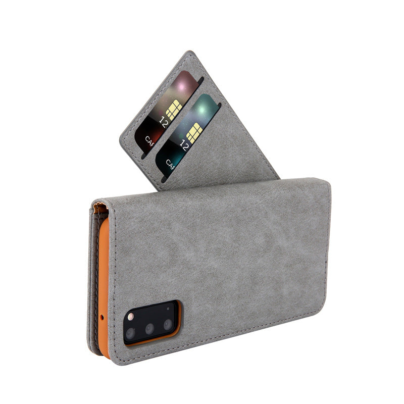 Retro Multi-function Card-slot Wallet Flip Phone Case