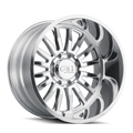 Cali Off-Road 9110 Summit 22x12 / 6x139.7 BP / -51mm Offset / 106mm Hub Polished Wheel 9110-22283P