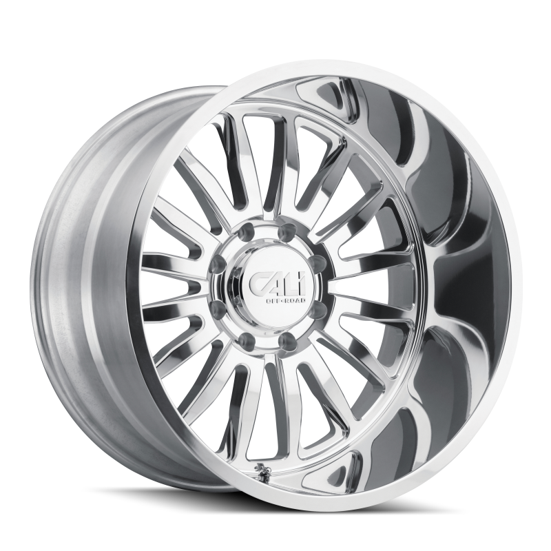 Cali Off-Road 9110 Summit 22x12 / 6x135 BP / -51mm Offset / 87.1mm Hub Polished Wheel 9110-22236P