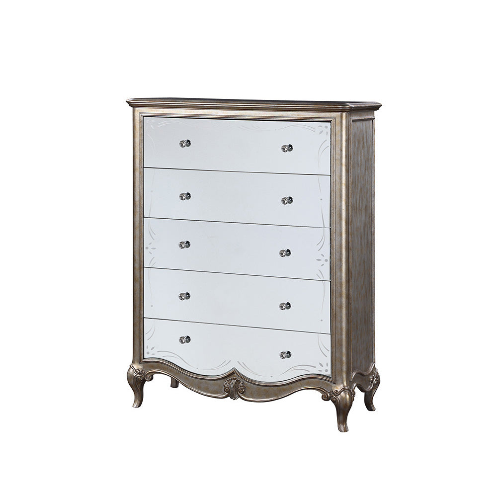 Esteban Antique Champagne Finish Chest