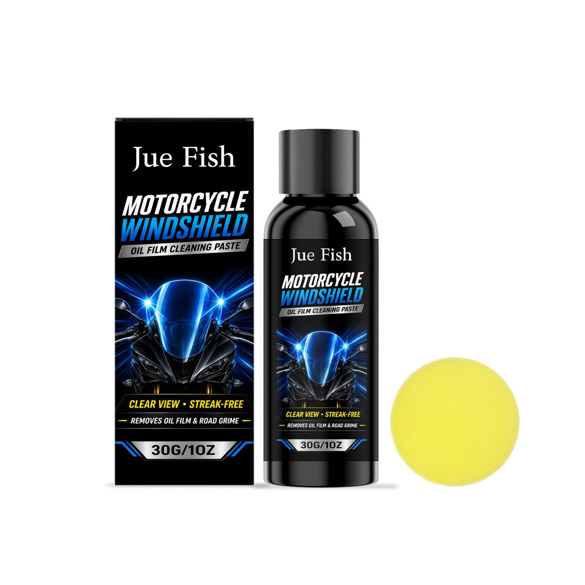 Motorcycle Windshield Oil Film Cleaning Paste