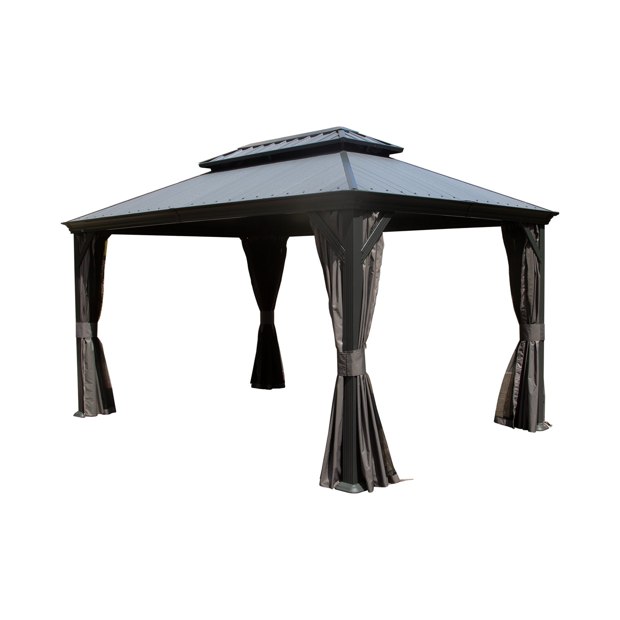 12'x16' Hardtop Gazebo with Resin Roof