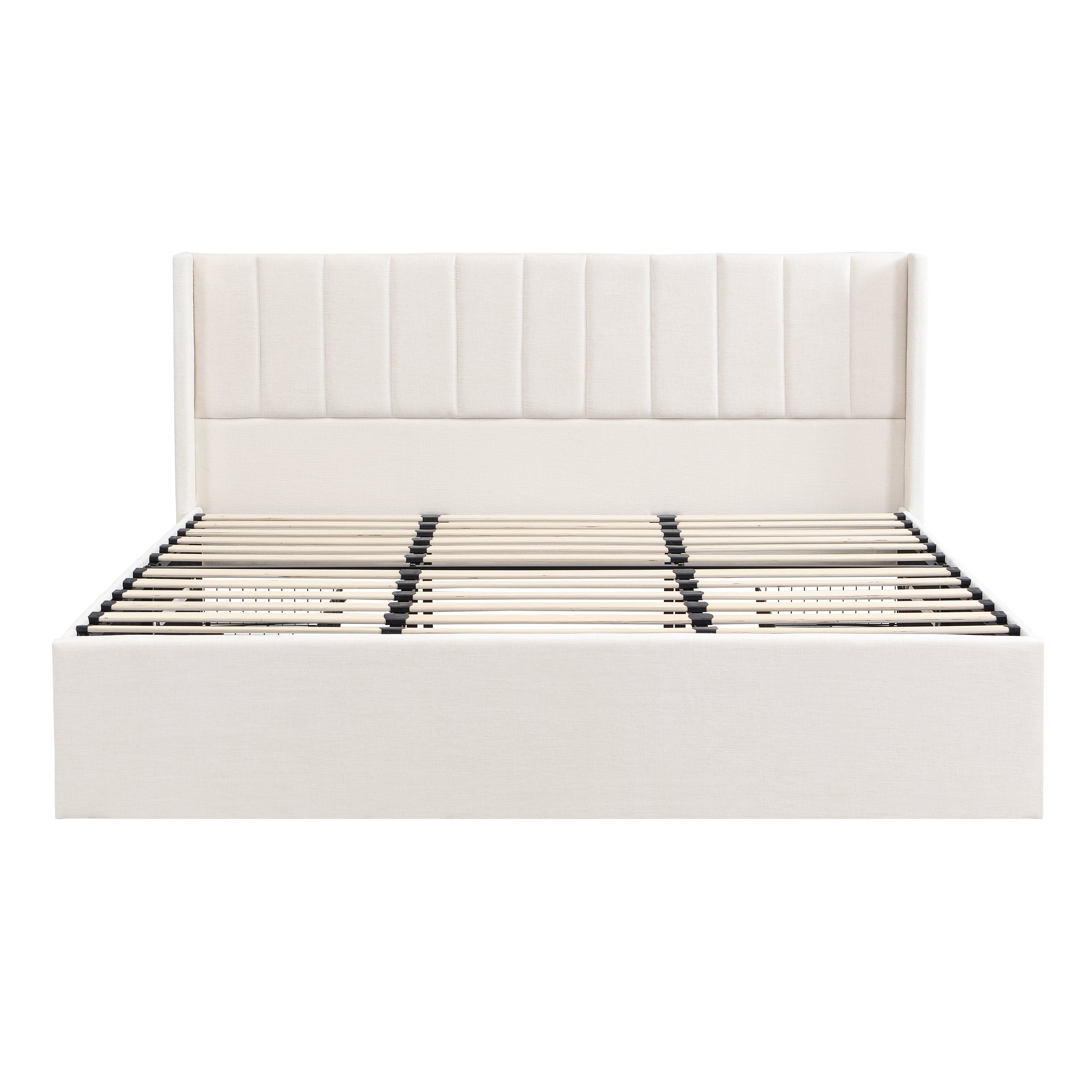 Large-Capacity Upholstered Storage Bed With Drawers