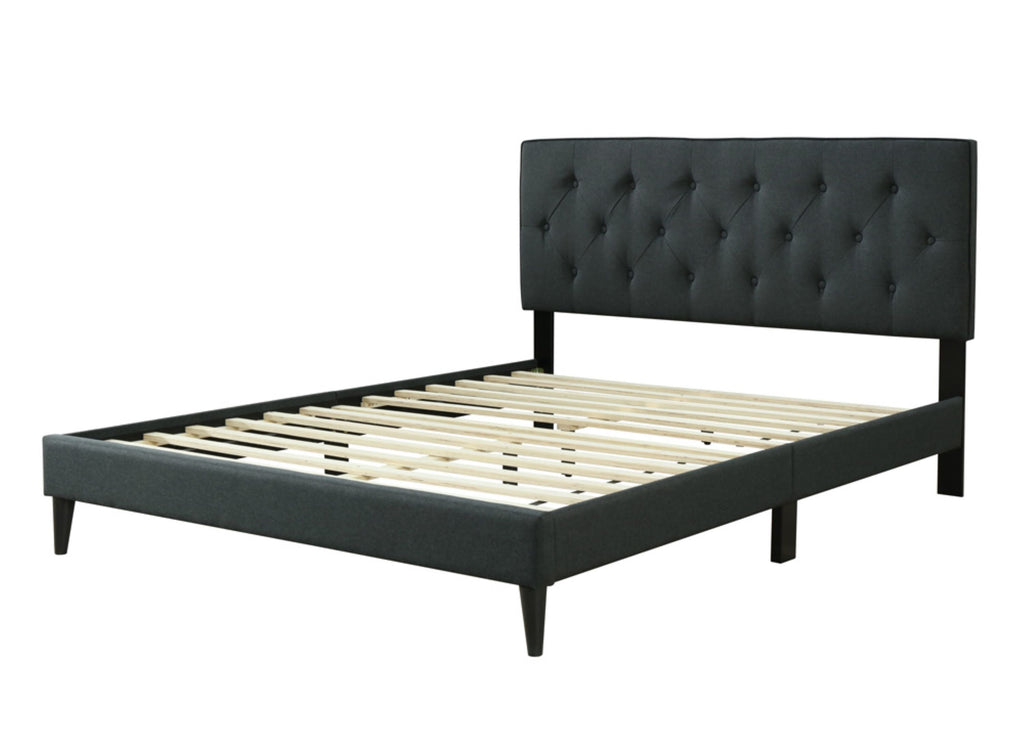 Twin Sized Tufted Bed in a Box with USB Charging