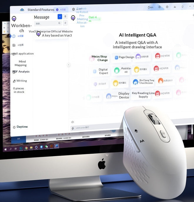 Smart Voice Mouse With Wireless Bluetooth And Charging