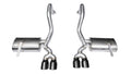 Corsa 97-04 Chevrolet Corvette C5 Z06 5.7L V8 Xtreme Axle-Back Exhaust w/ Black Tips 14132BLK
