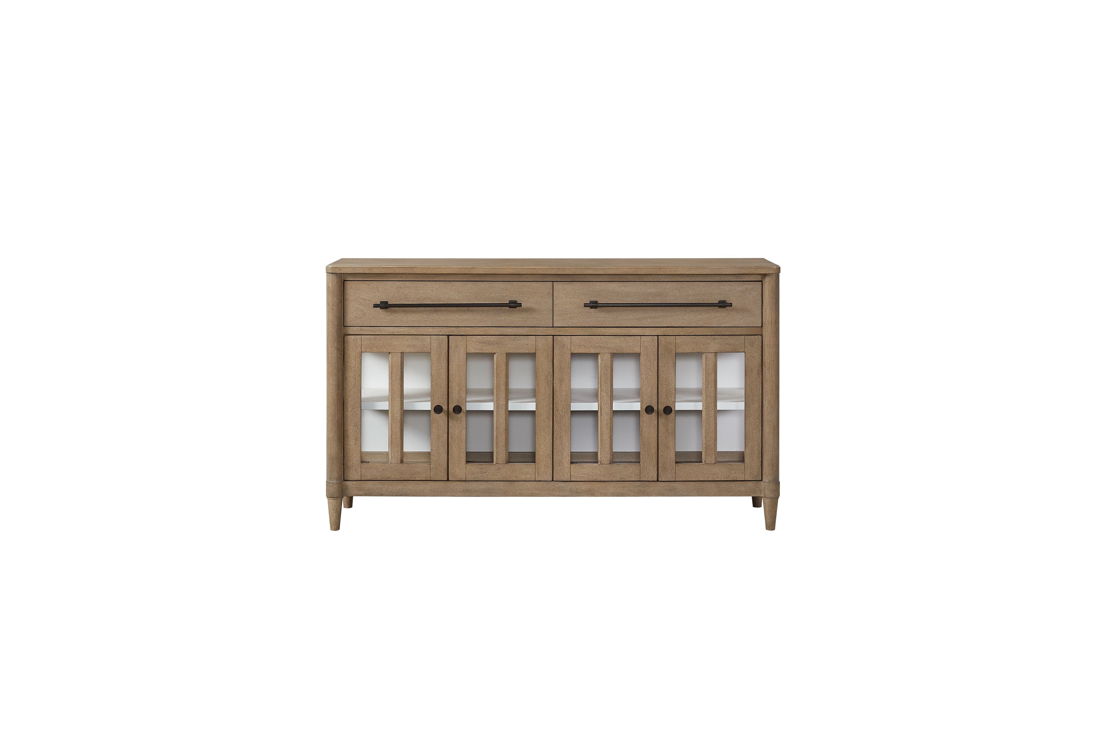 Power Raedy Buffet with Glass Cabinet Doors