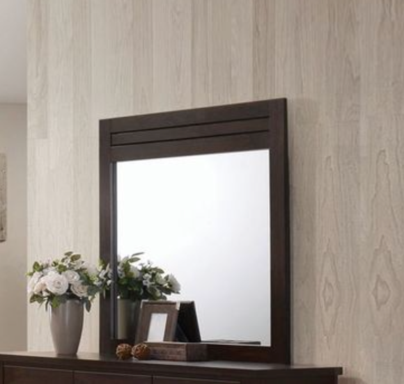 Panang Mahogany Finish Mirror