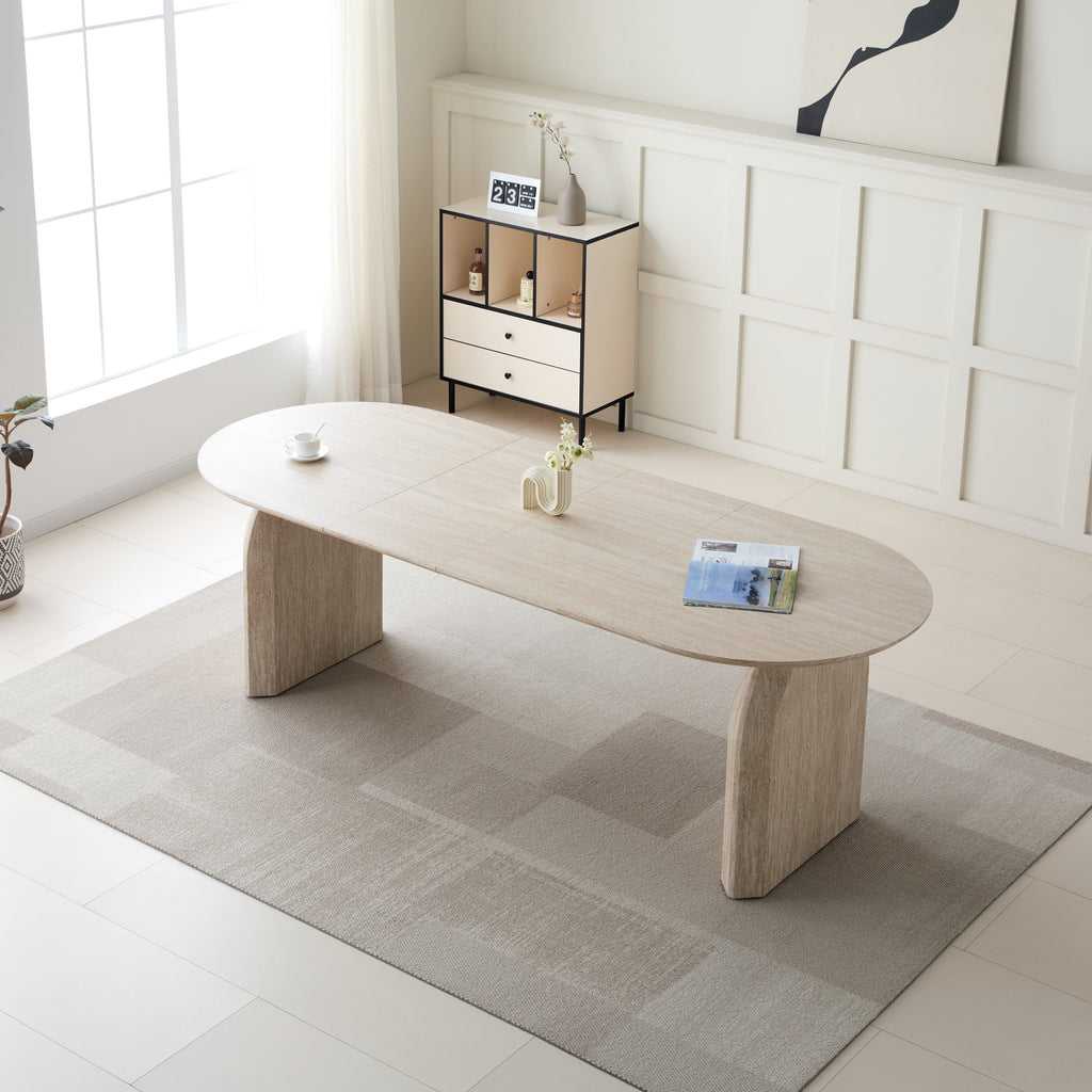 Wood Extendable Dining Table