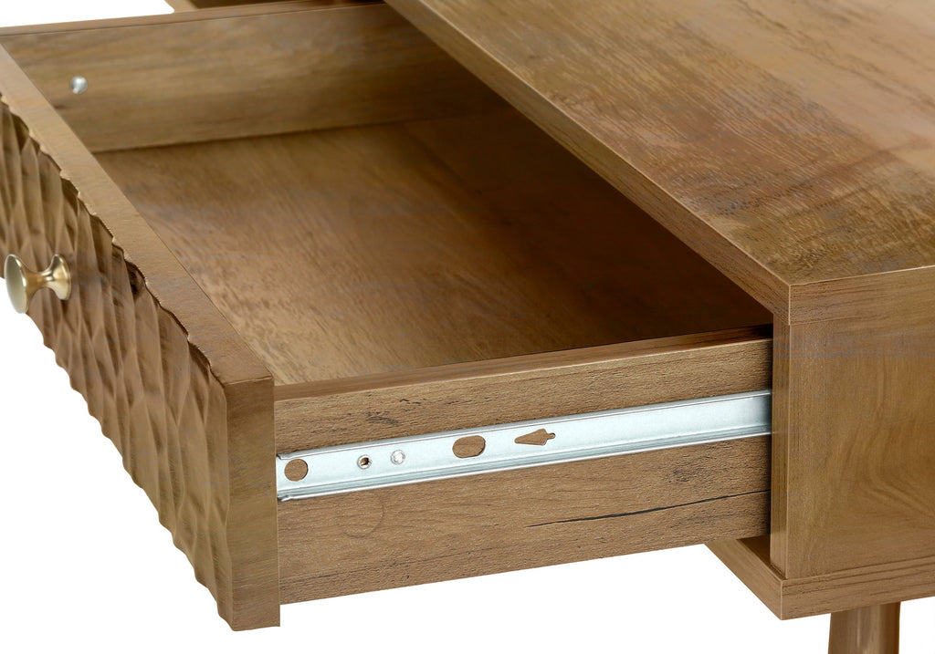 Mid-Century Modern Rectangular Coffee Table with Storage