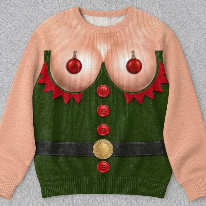 Crewneck Pullover SweatshirtChristmas Carnival