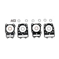 Athena 12-18 Kawasaki VN Custom Ccf 900 Top End Gasket Kit w/o Valve Cover Gasket P400250620054