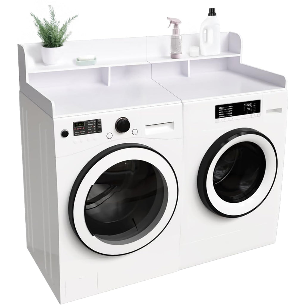 Washer Dryer Countertop with Non-Slip Pads - White