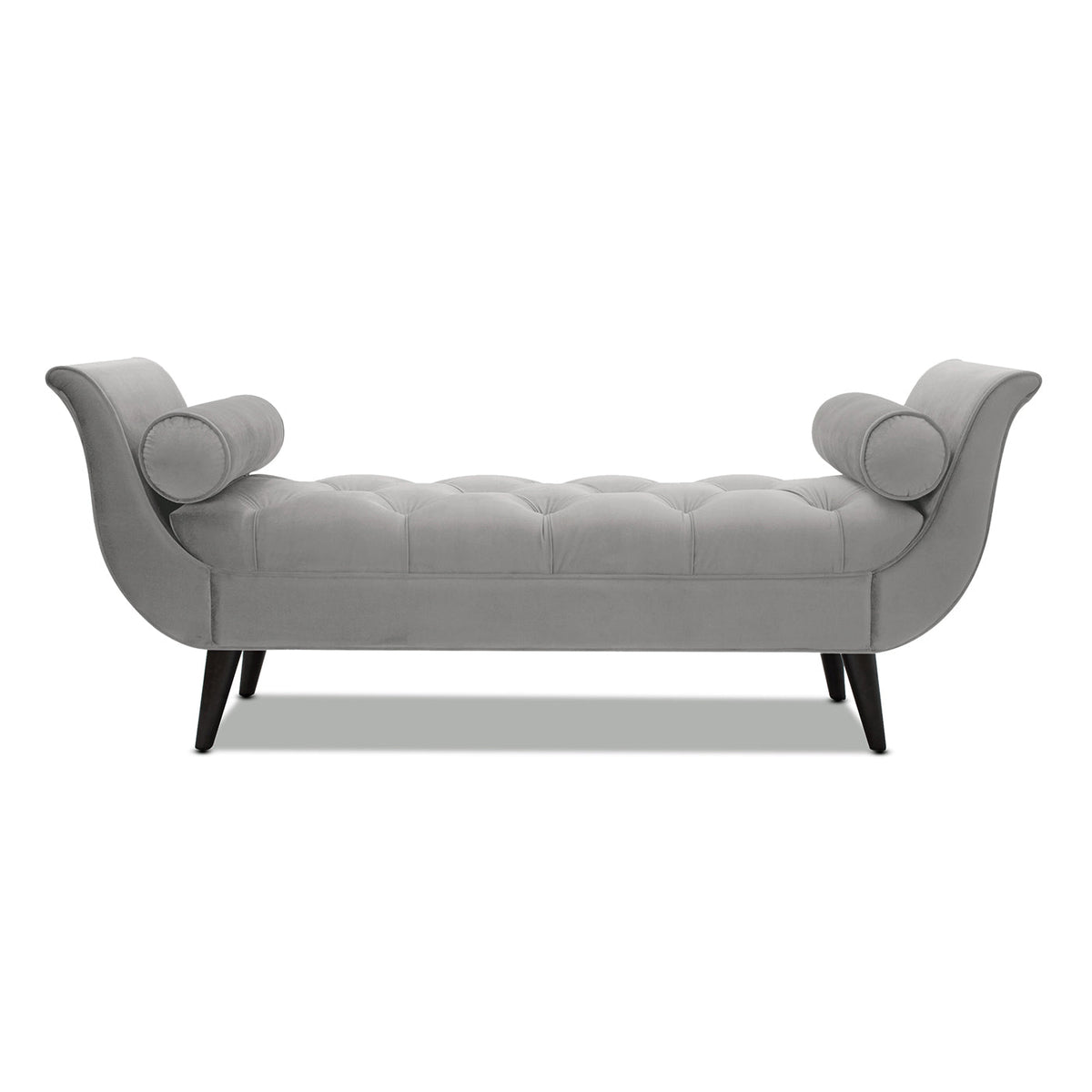 Alma Tufted Flared Arm Entryway Bench, Opal