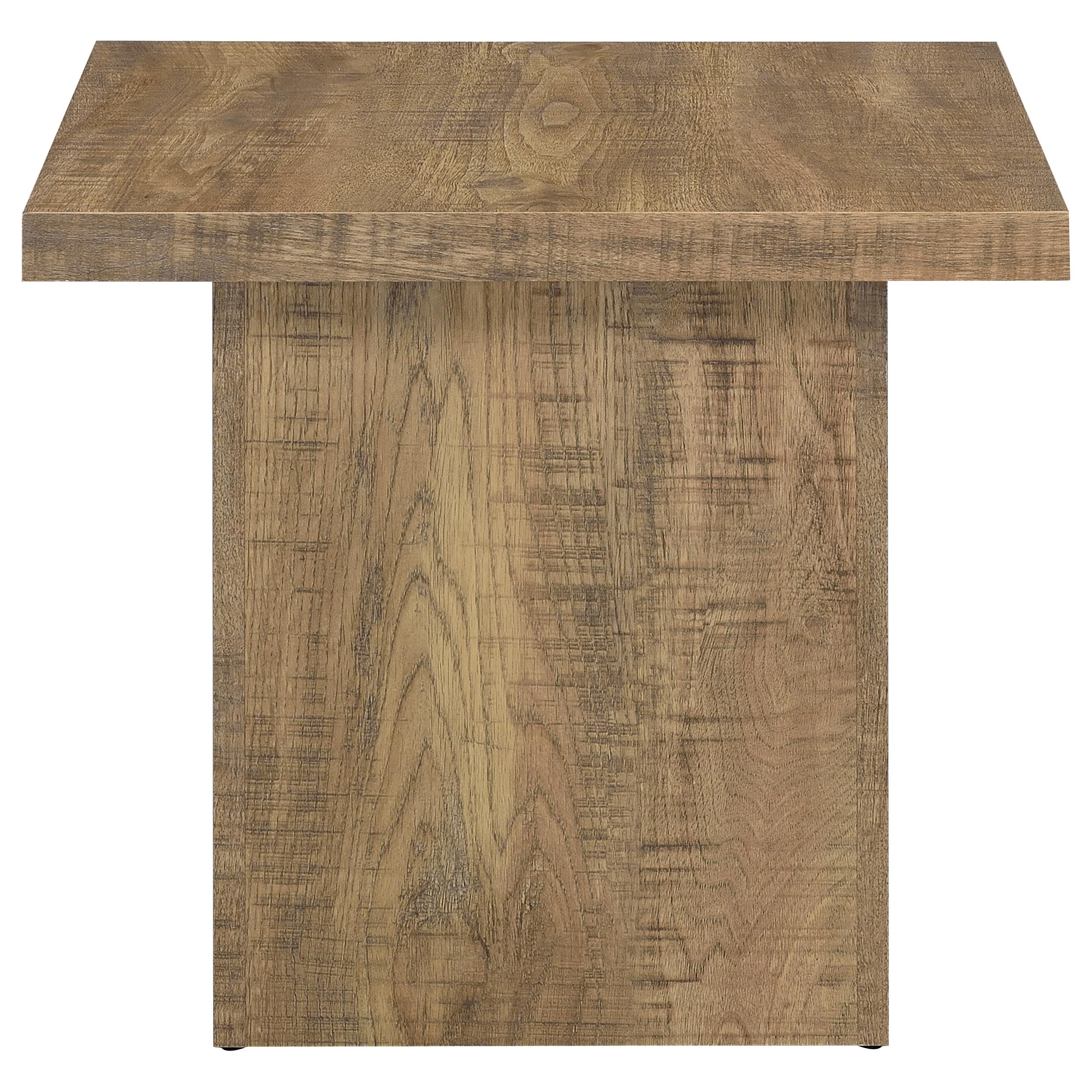 Exeter Mango Square 3-Piece Coffee Table Set