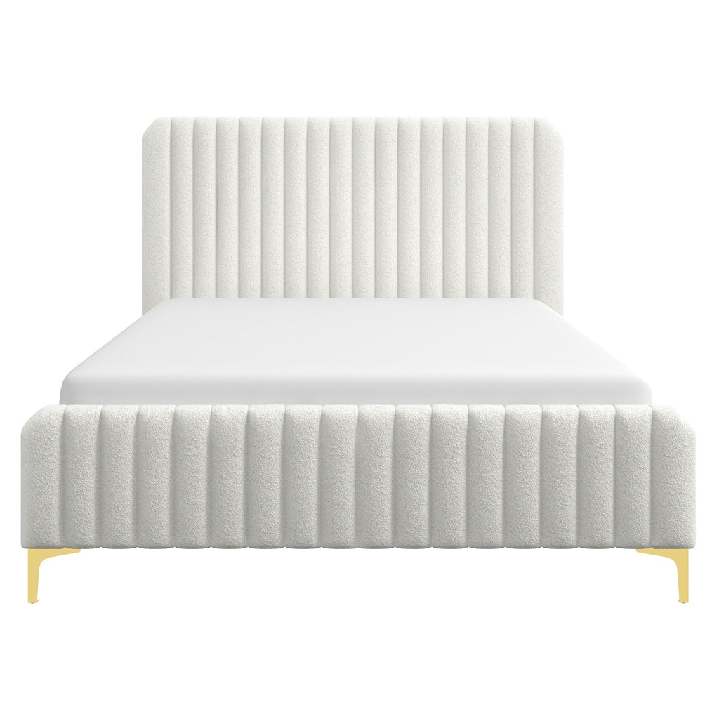 Valery King Size Upholstered Platform Bed