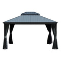12'x14' Hardtop Gazebo with Resin Roof