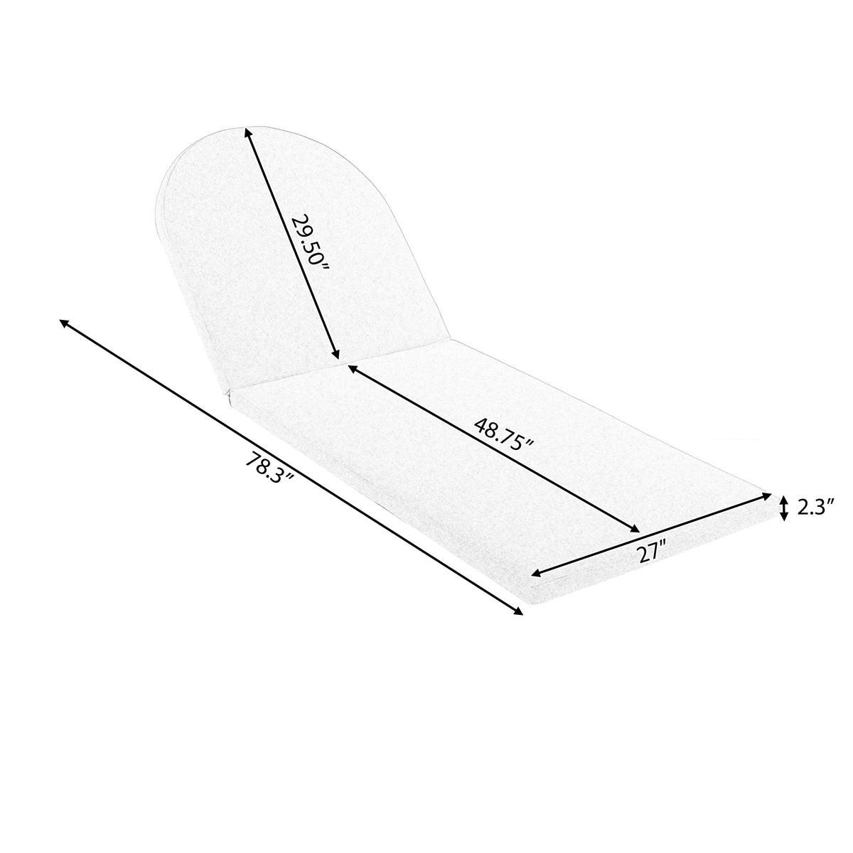 Outdoor Chaise Lounge Chair