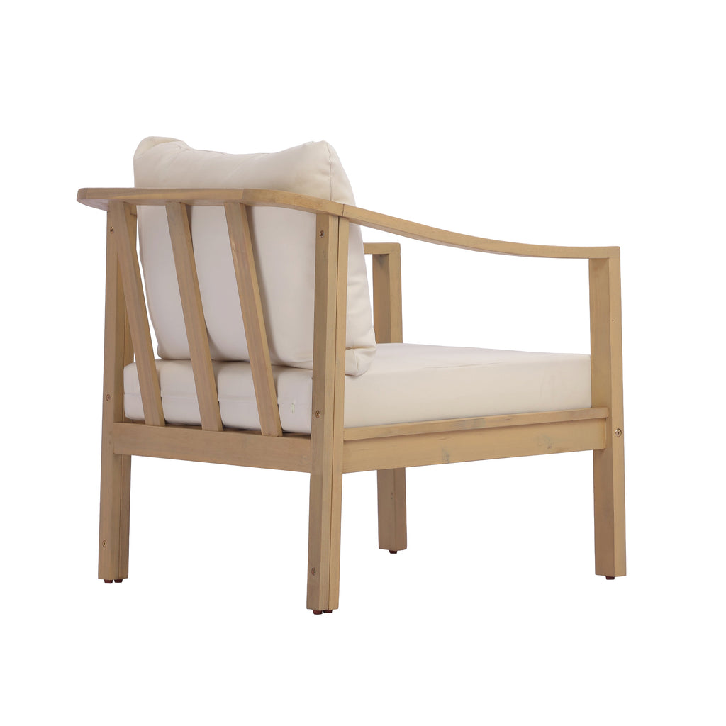 Acacia Wood Patio Furniture Club Chair