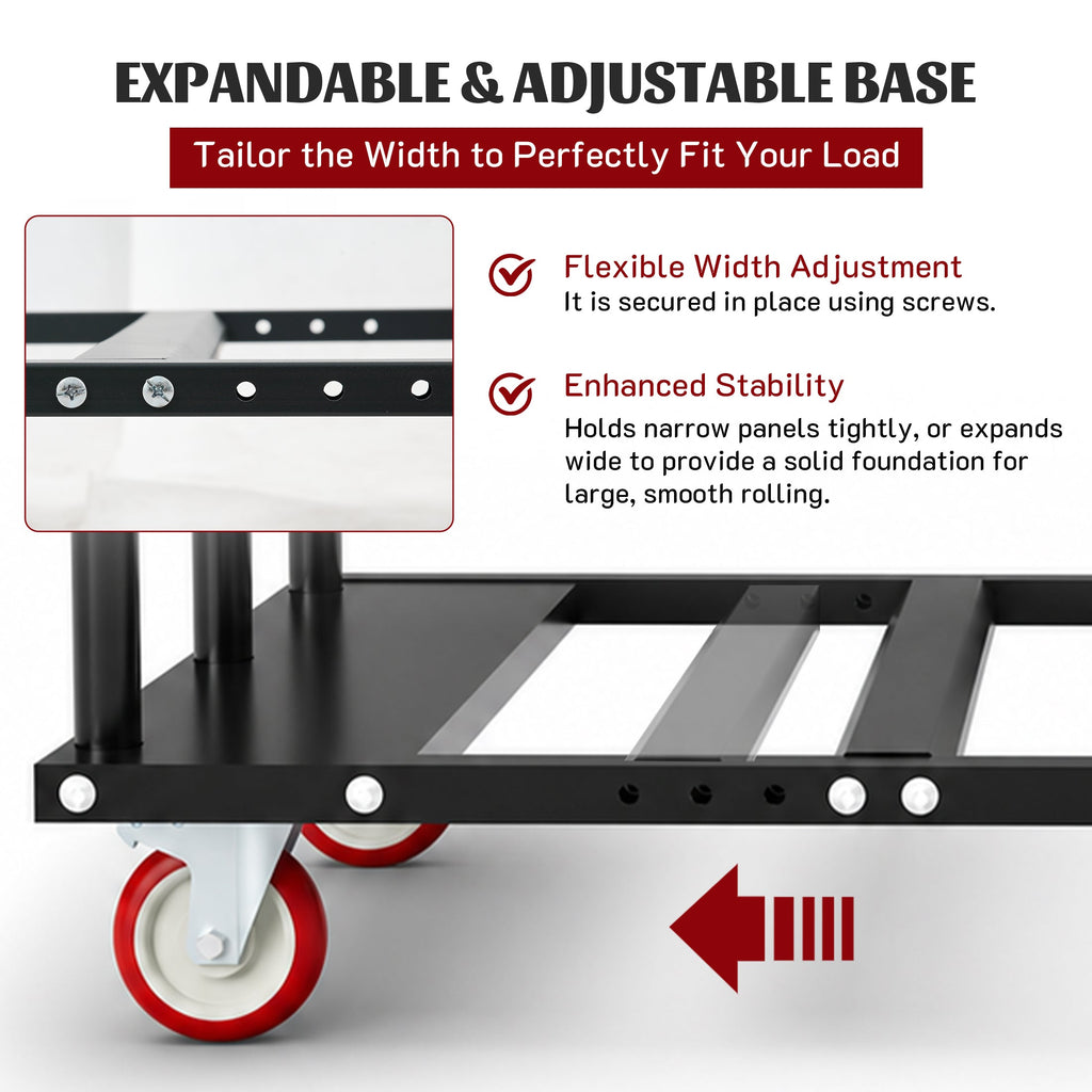 2000LBS Heavy Duty 2-in-1 Table Dolly