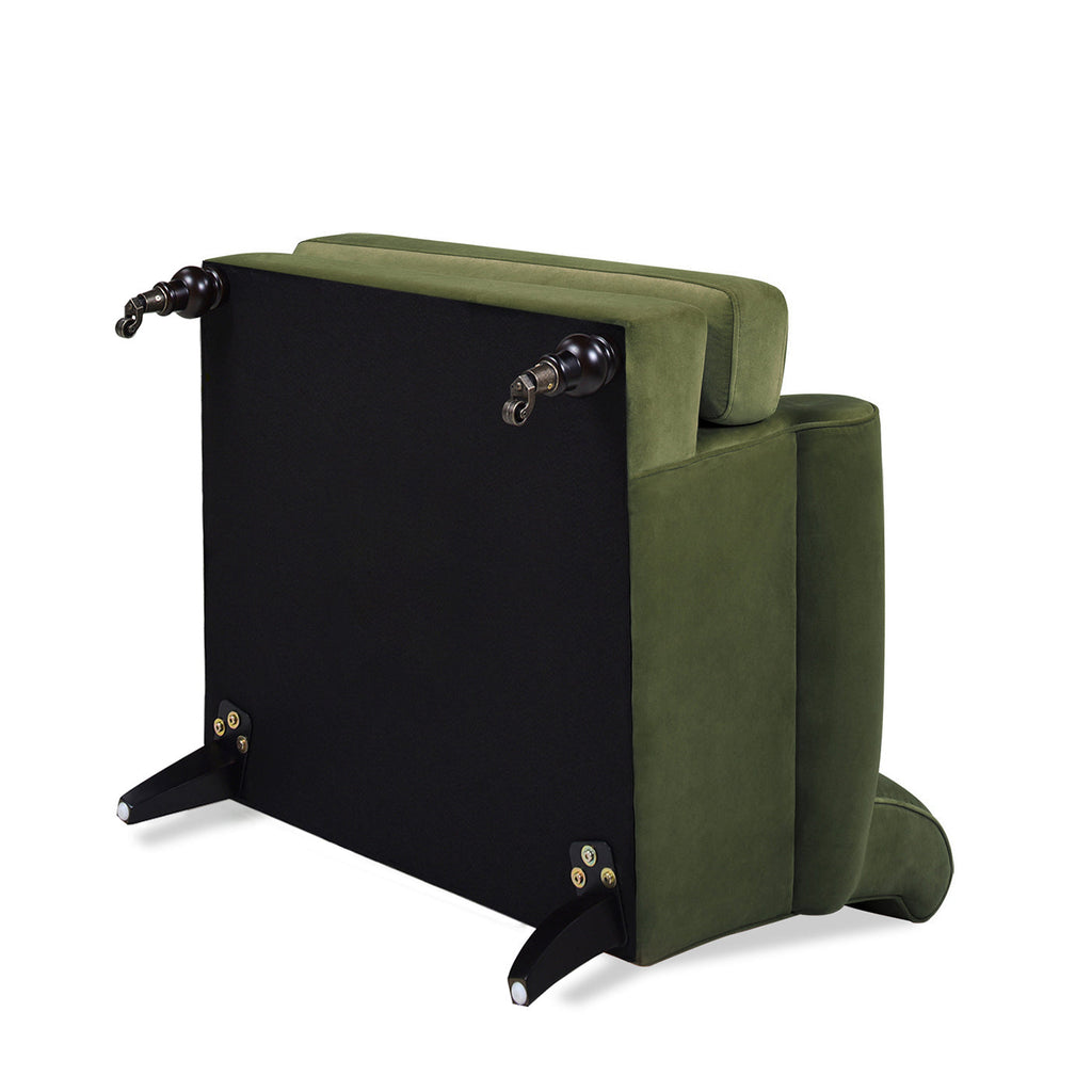 Alana 38" Lawson Accent Arm Chair in Olive