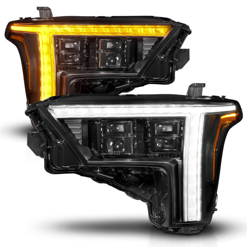 ANZO 22-24 Toyota Tundra (w/Factory LED Refl.) Z-Series Full LED Proj Headlights - Pass. Side ONLY 111599X-R