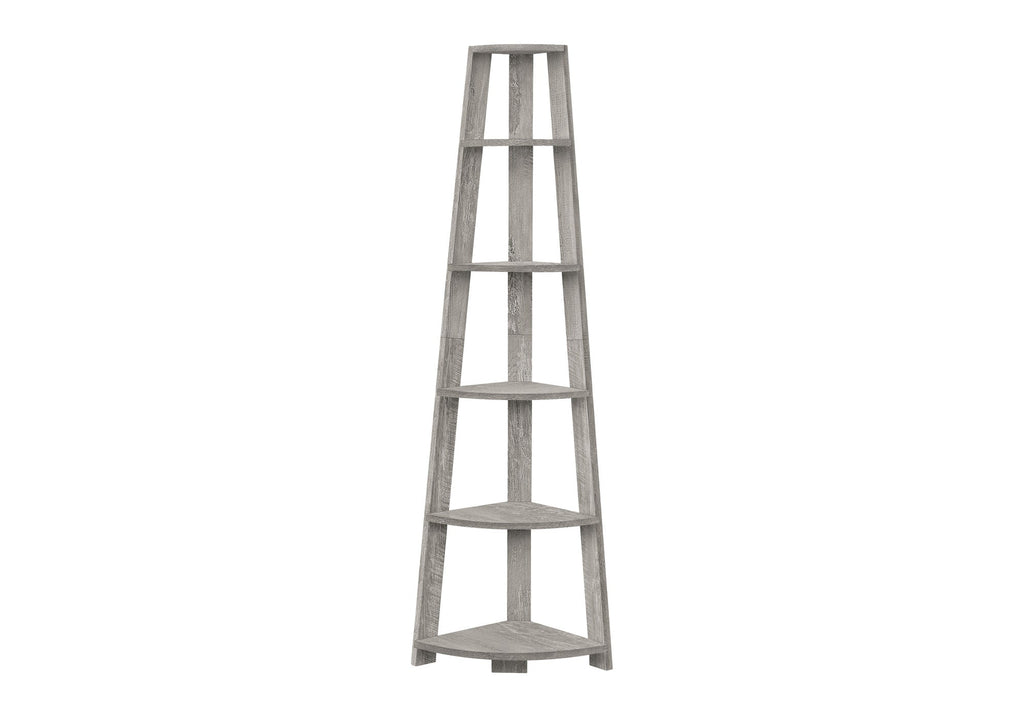 Corner 5 Tier Bookshelf - 72" Tall