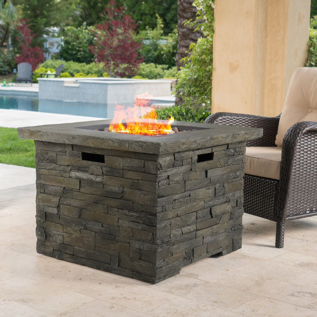 33" Square MGO Fire Pit - 40000 BTU