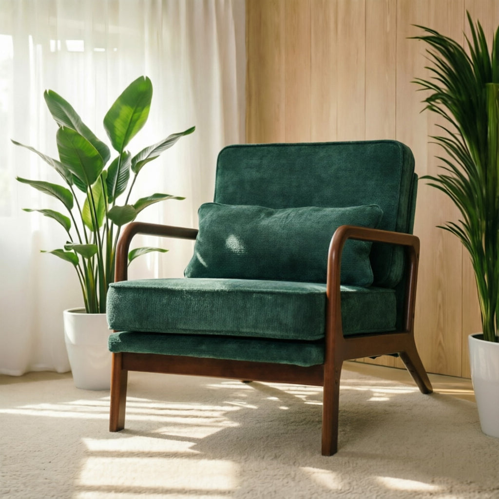 Mid-Century Modern Lounge Chair Single