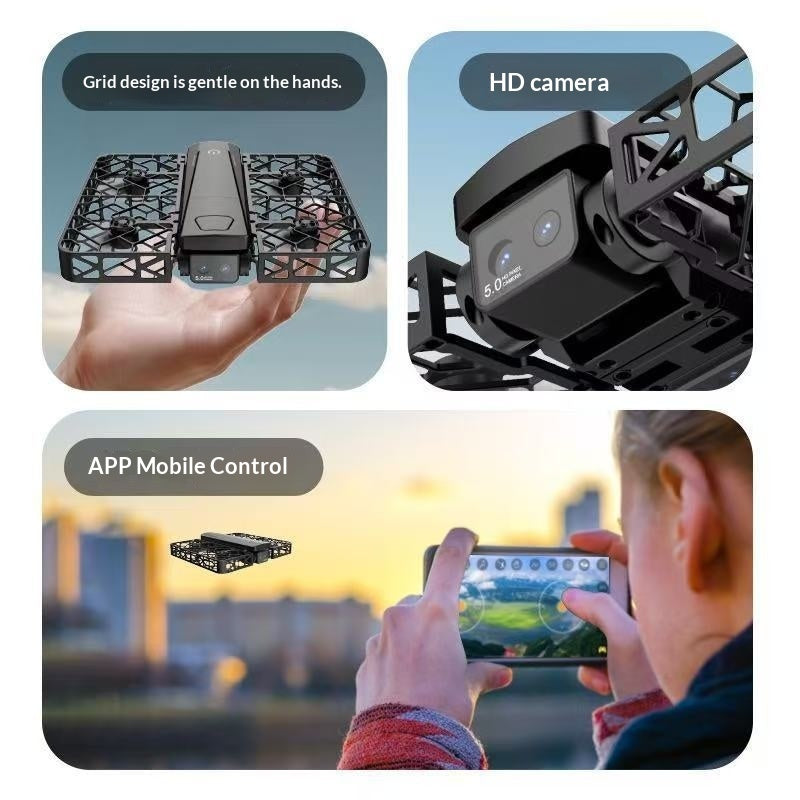 Brushless Pocket Flight Camera With Screen Control 720P HD Drone