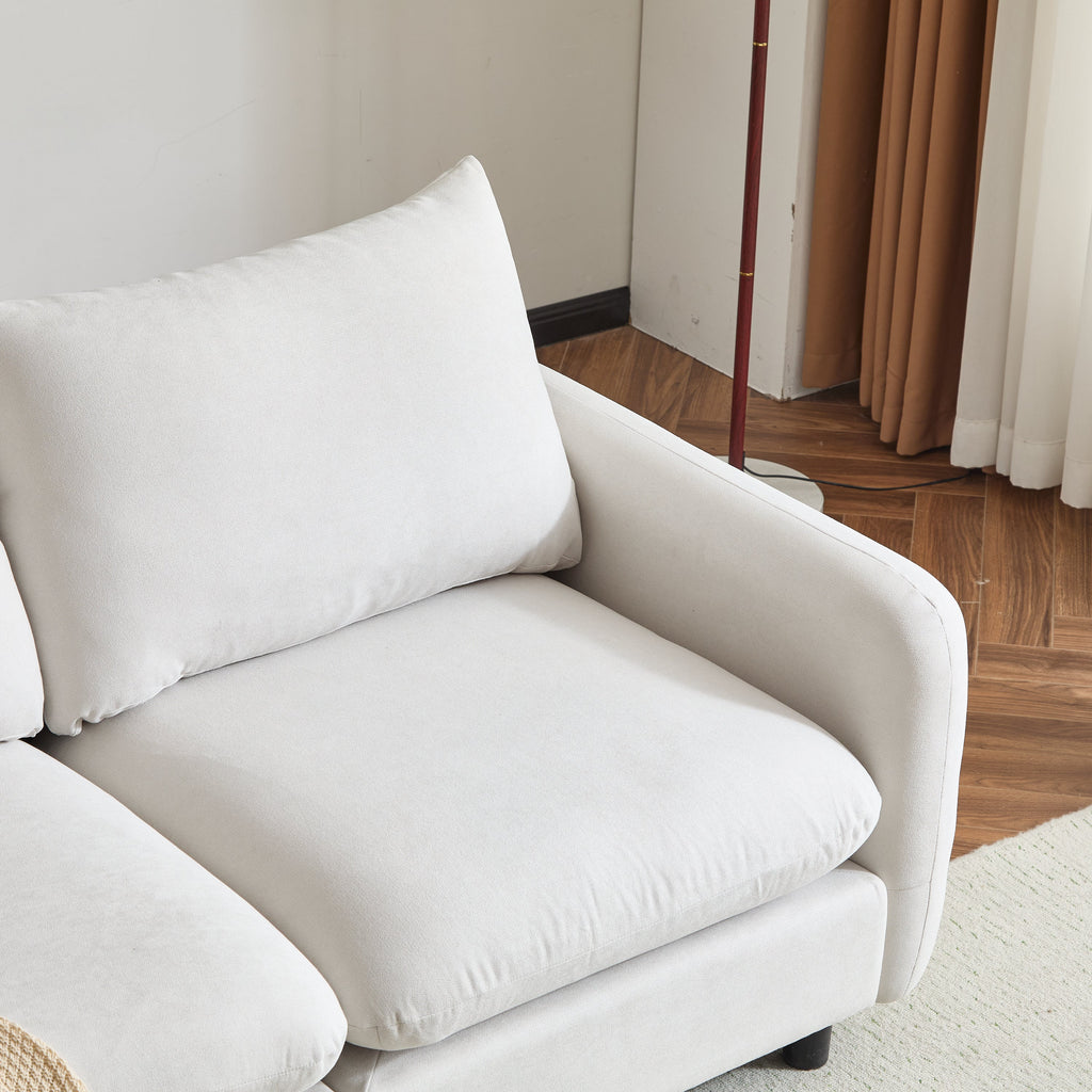 99 in. 3-Piece Modular Free Combination Sectional Sofa Couch