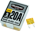 BikeMaster 5Piece 20A Replacement Mini Blade Fuse 152446
