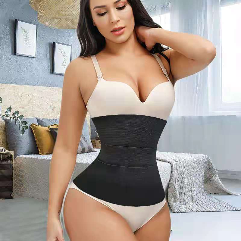 Waist Trainer Wrap For Women, Elastic Tummy Control Waist Trimmer Belt, Adjustable Bandage Body Shaper For Stomach Support