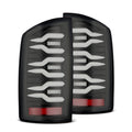 AlphaRex 02-06 Dodge Ram 1500/03-06 Dodge Ram 2500+3500 Luxx-Series LED Tail Lights (Pair) Black 641010 *Discontinued