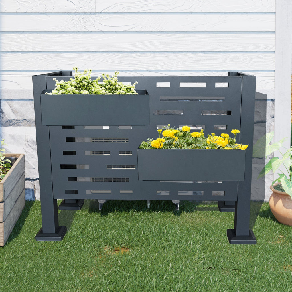 3ft x 2ft Air Conditioner Fence for Outdoor Units