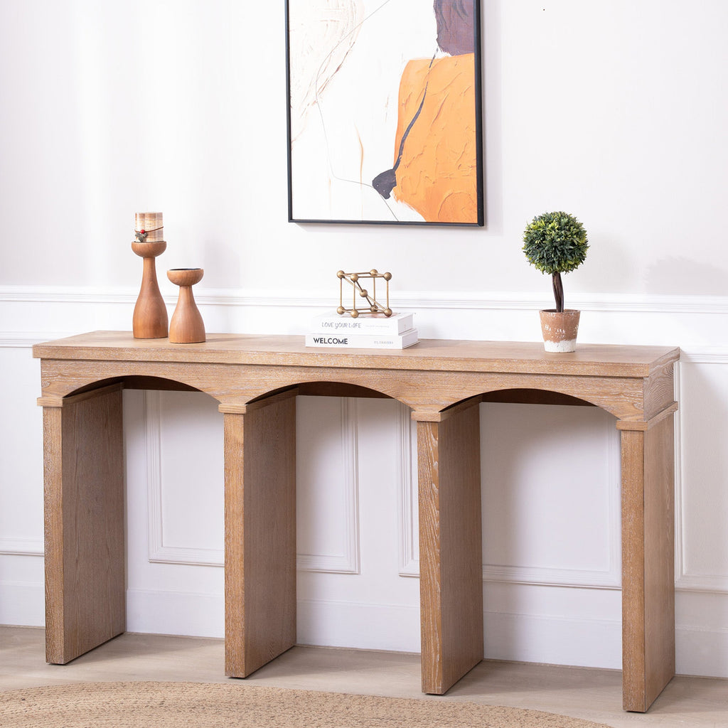 Rustic Archway Console Table
