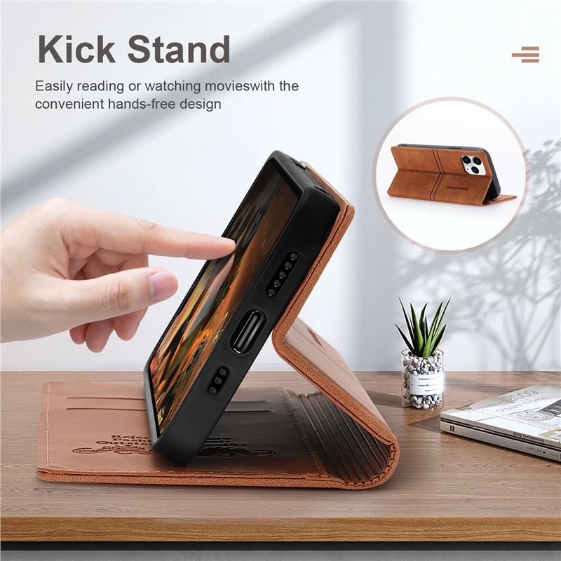 Mobile Phone Holster Skin Feeling Dream Magnetic Flip Cover